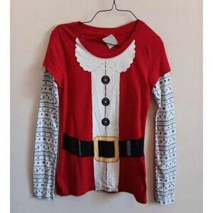 Cold Crush Blouse, Women’s Size Medium, Mrs Claus, Christmas, NWT